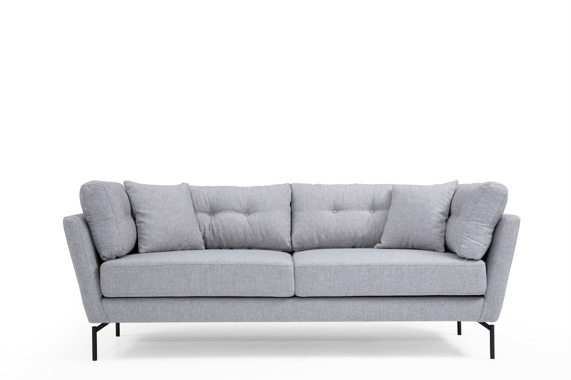 Sofa 3-Sitzer mit Stoff, Mapa Grau (2)