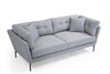 Sofa 3-Sitzer mit Stoff, Mapa Grau (3)