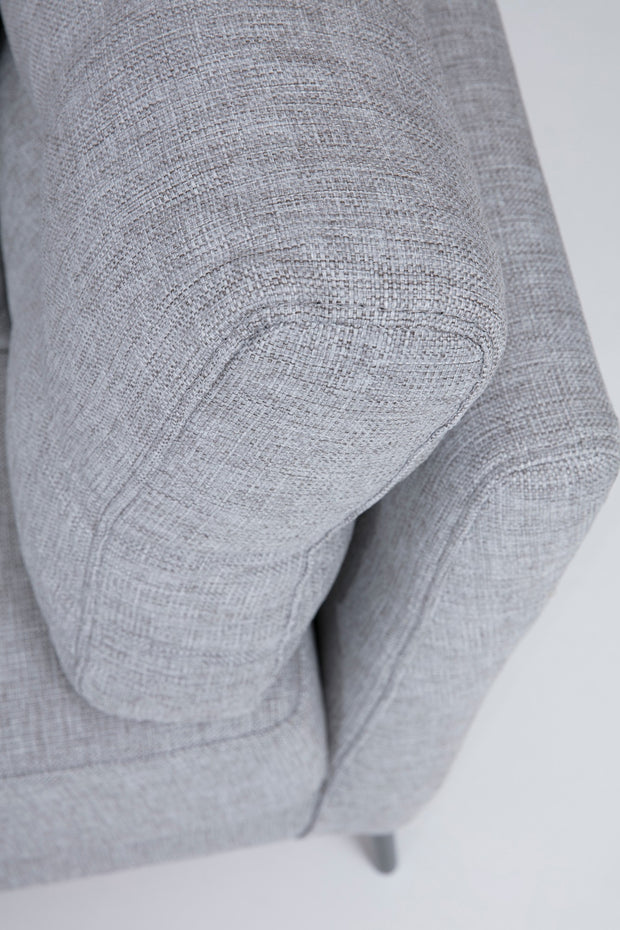 Sofa 3-Sitzer mit Stoff, Mapa Grau (1)