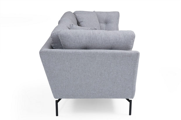 Sofa 3-Sitzer mit Stoff, Mapa Grau (5)