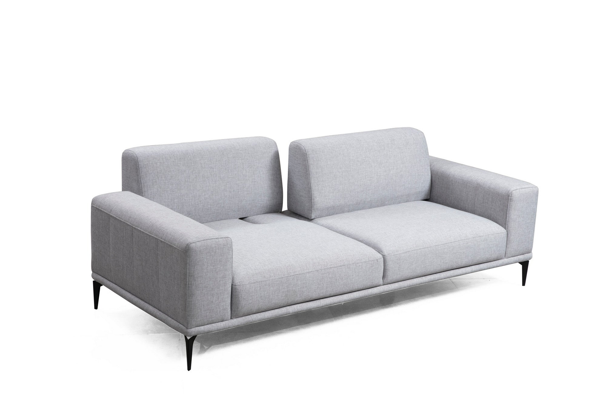 Sofa 3-Sitzer mit Stoff, Sevilla Grau (5)