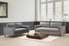 Sofa 3-Sitzer mit Samtstoff, Rome Grau (1)