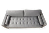 Sofa 3-Sitzer mit Samtstoff, Rome Grau (6)