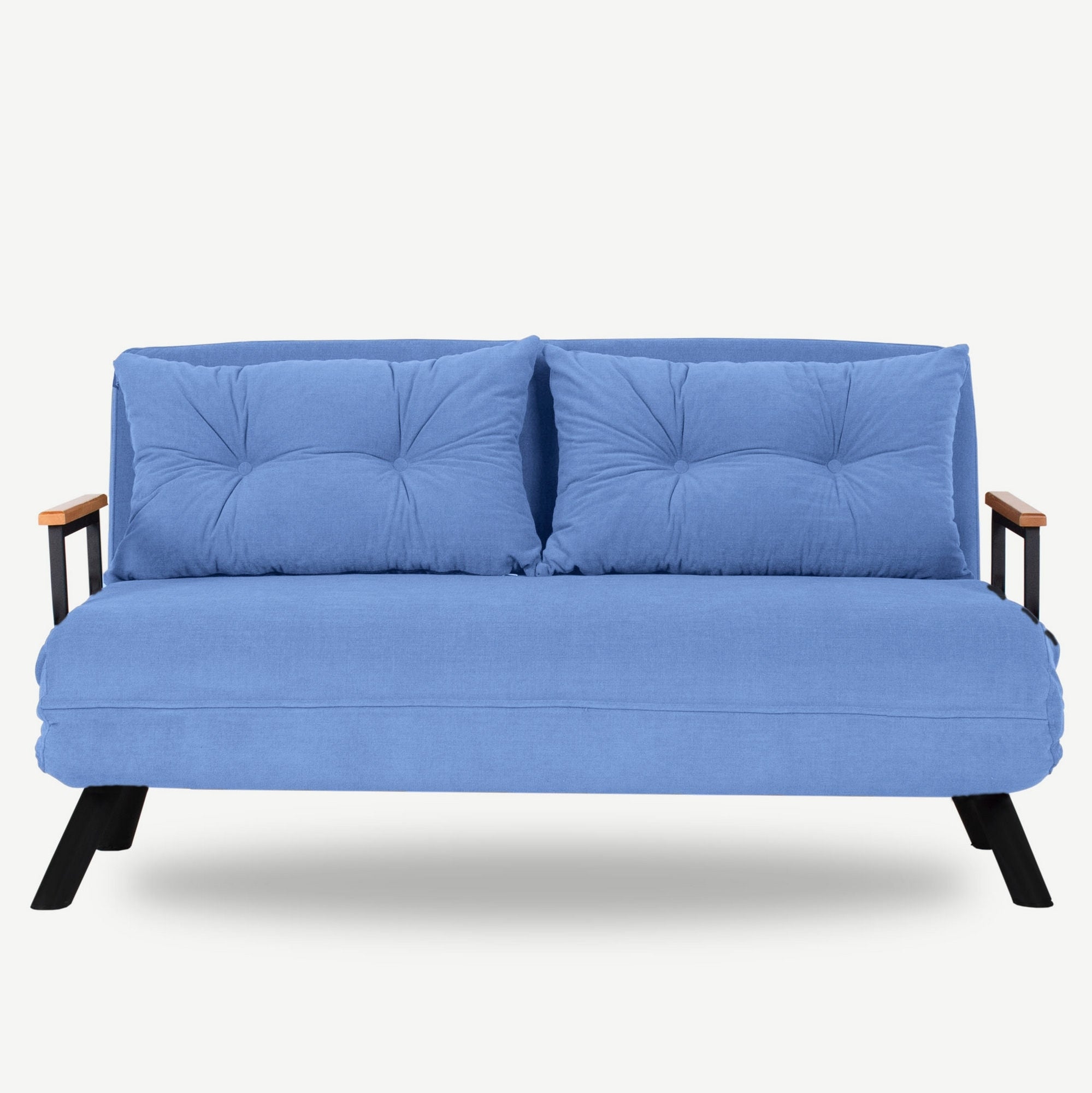 Schlafsofa 2-Sitzer mit Samtstoff, Sando Color (4)