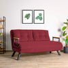 Schlafsofa 2-Sitzer mit Samtstoff, Sando Color (1)