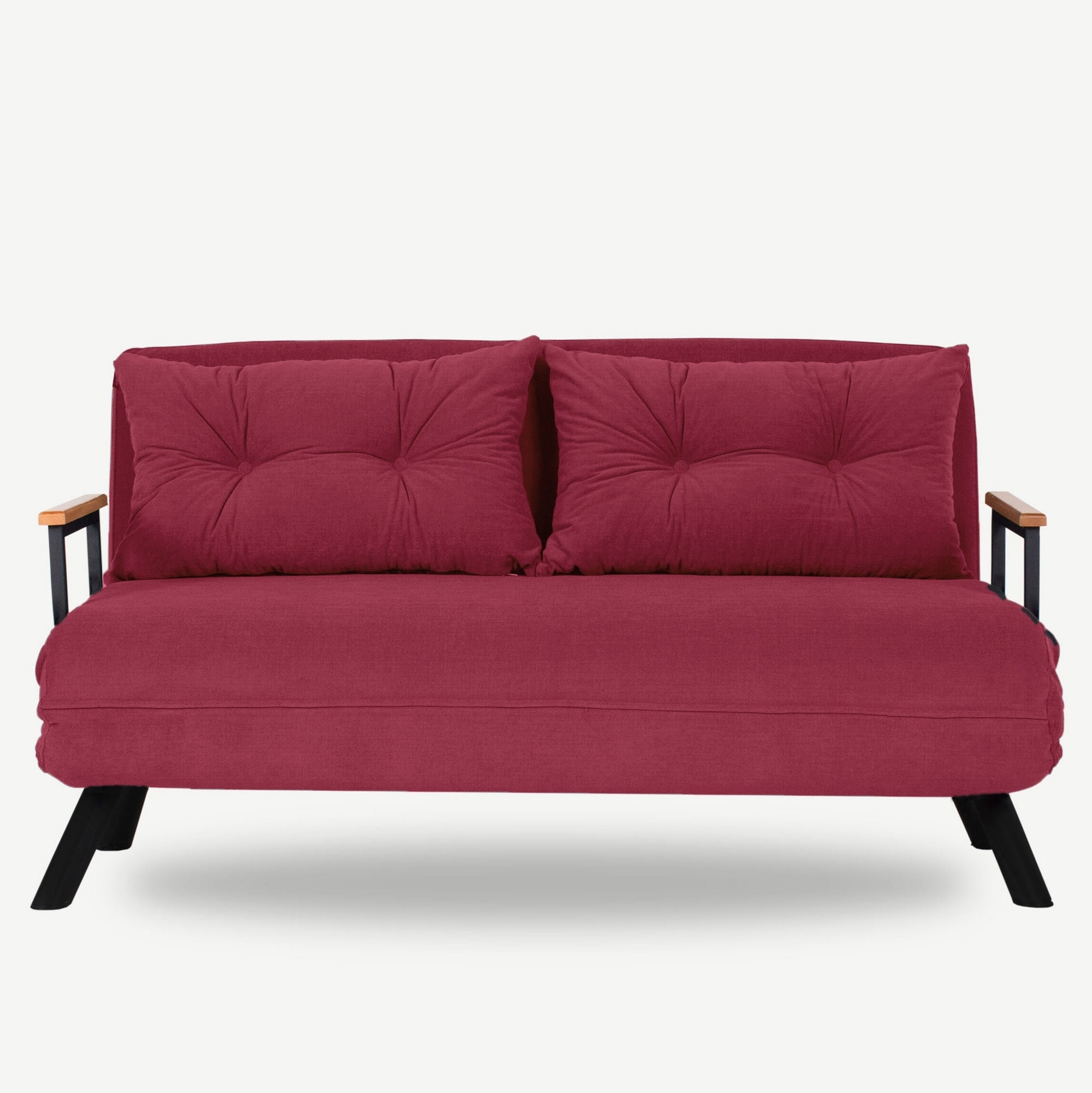 Schlafsofa 2-Sitzer mit Samtstoff, Sando Color (5)