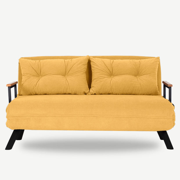 Schlafsofa 2-Sitzer mit Samtstoff, Sando Color (6)