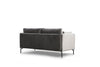 Sofa 2-Sitzer mit Samtstoff, Sino Grau (5)
