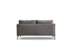 Sofa 2-Sitzer mit Samtstoff, Sino Grau (3)