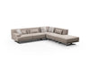 Ecksofa mit Chaiselongue Rechts, 4-Sitzer, aus Stoff, Bentley Beige (4)