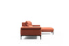 Ecksofa mit Chaiselongue Rechts, 4-Sitzer, aus Stoff, Hollywood Orange (14)