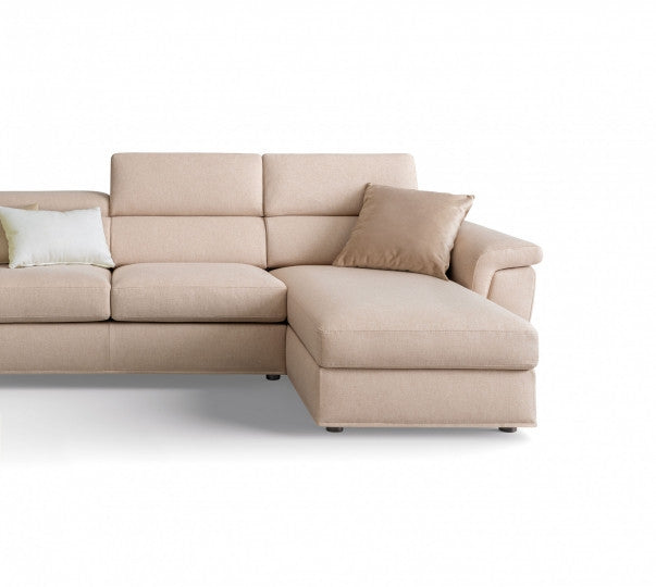 Ecksofa mit Chaiselongue Rechts, 4-Sitzer, Pier Creme (5)