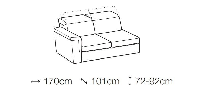 Ecksofa mit Chaiselongue Rechts, 4-Sitzer, Pier Creme (6)