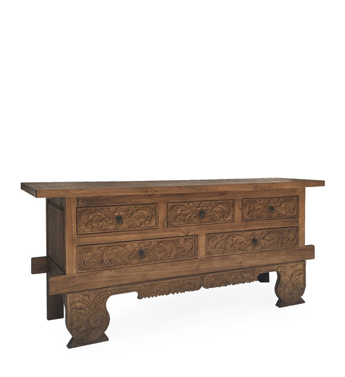 Sideboard mit 5 schubladen Ukir Eiche