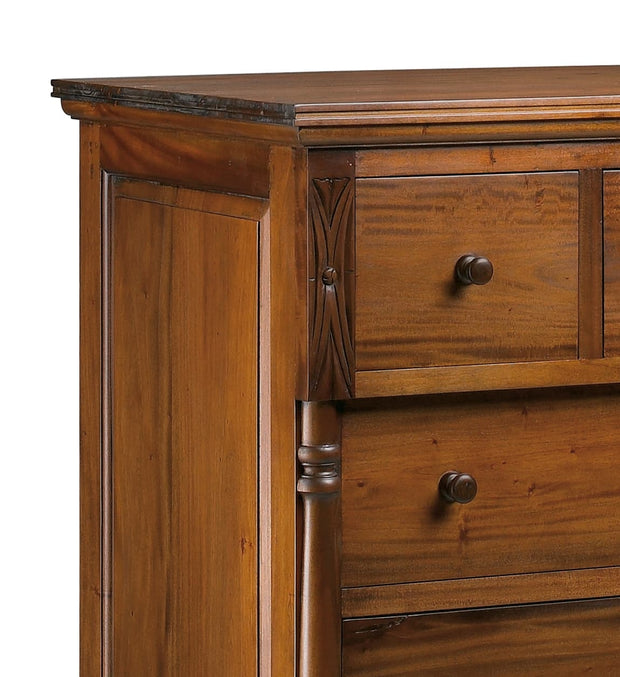 Sideboard mit 6 schubladen Vintage Nussbaum (1)