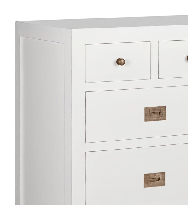 Sideboard mit 8 schubladen Everest Weiß (1)