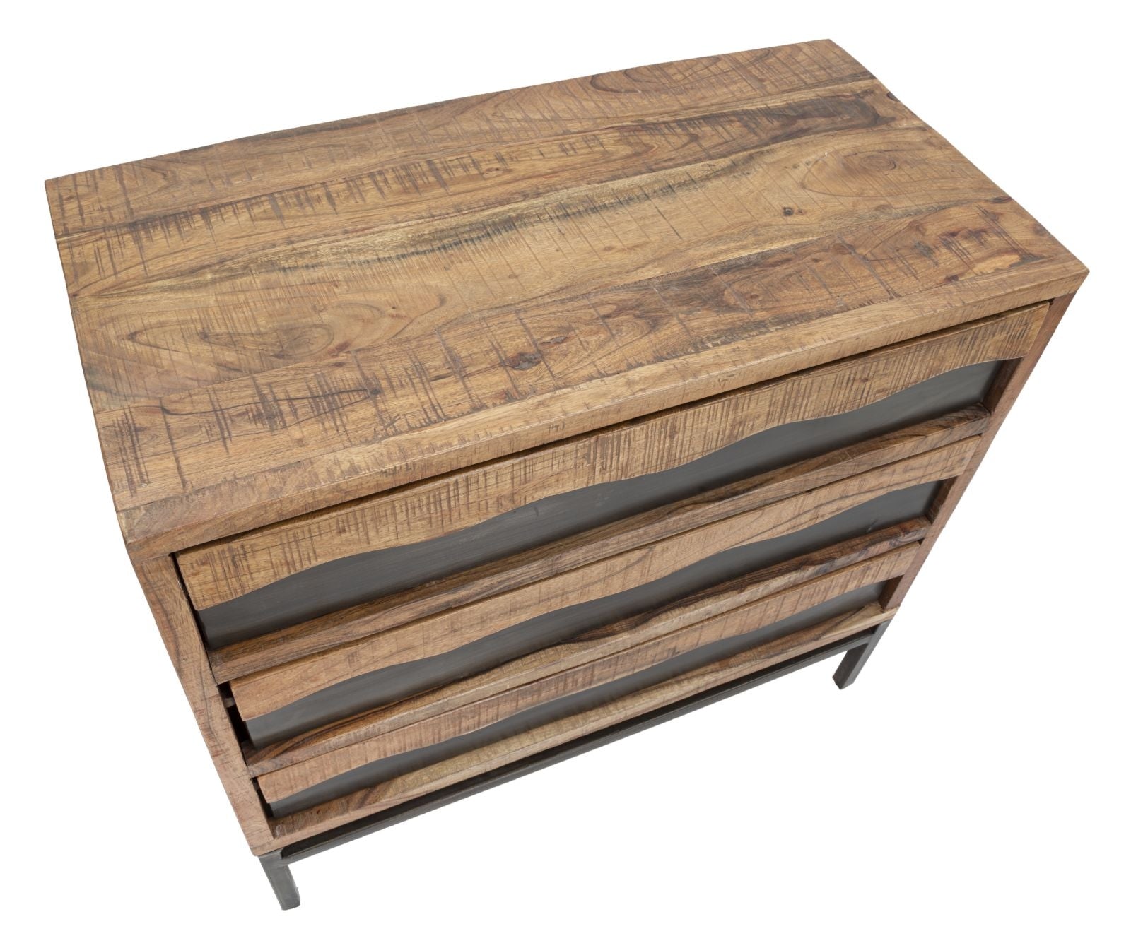 Kommode mit 3 schubladen Yellowstone Small Natürlich (3)