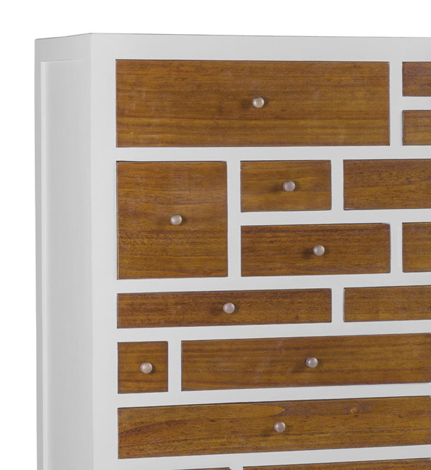 Sideboard mit 18 schubladen Valentine Nussbaum (4)