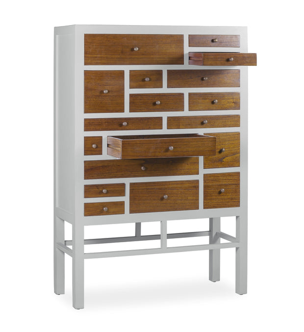 Sideboard mit 18 schubladen Valentine Nussbaum (1)