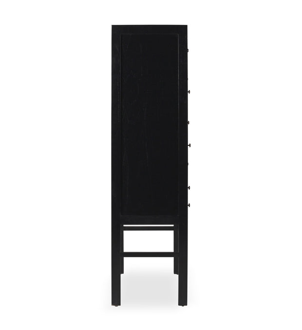 Sideboard mit 18 schubladen Valentine Nussbaum (3)