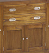 Kommode mit 2 schubladen und 4 tür Flash Small Nussbaum (2)