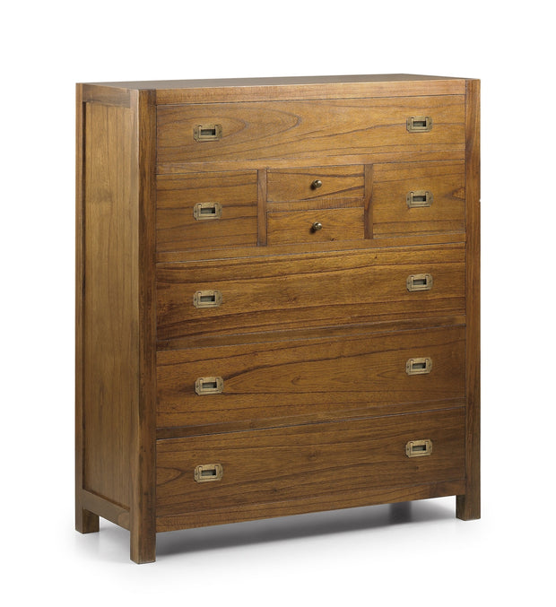 Sideboard mit 8 schubladen Star Tall Nussbaum