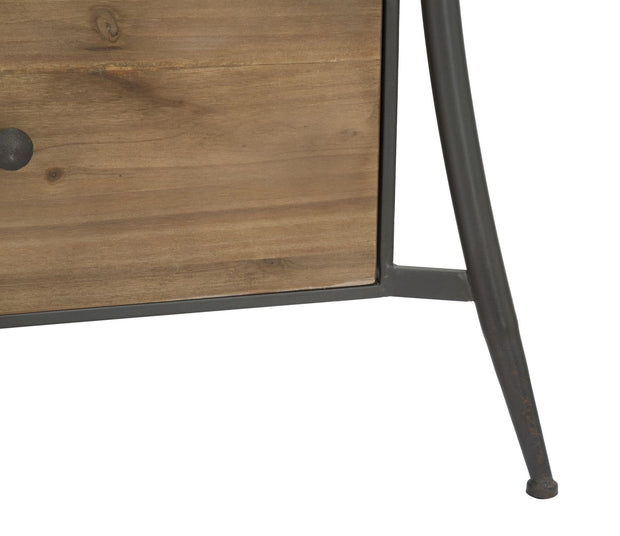 Kommode mit 4 schubladen Glasgow Natürlich (8)