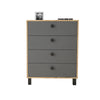 Kommode mit 4 schubladen, Vilamo VL80-228 Anthrazit (4)