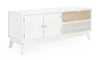 TV-Möbel mit 2 schubladen und 2 türen Clotilde Weiß