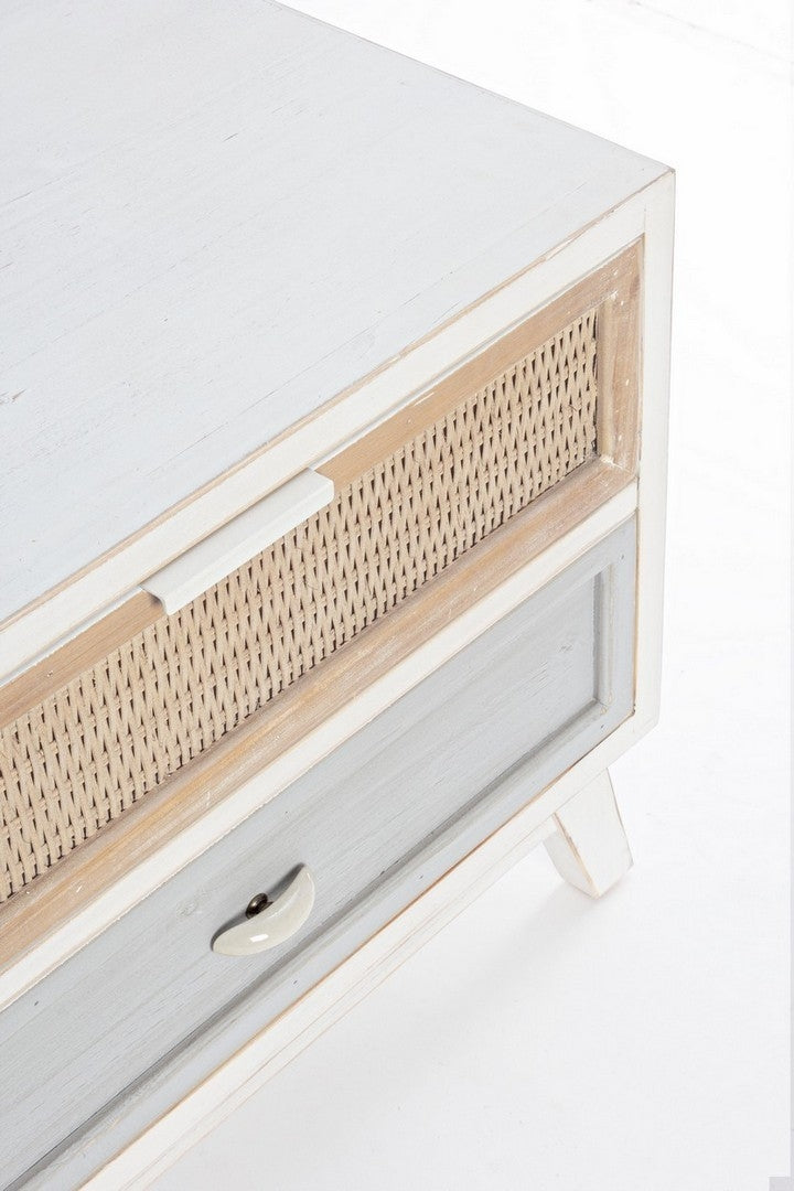 TV-Möbel mit 2 schubladen und 2 türen Clotilde Weiß (3)