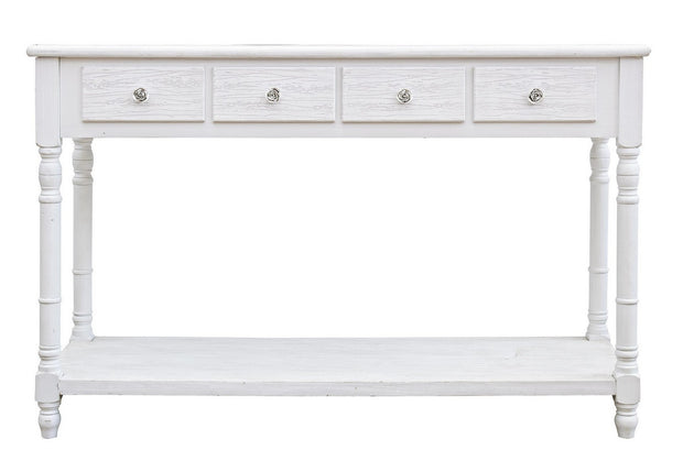 Konsolentisch mit 4 schubladen Blanc Weiß (1)
