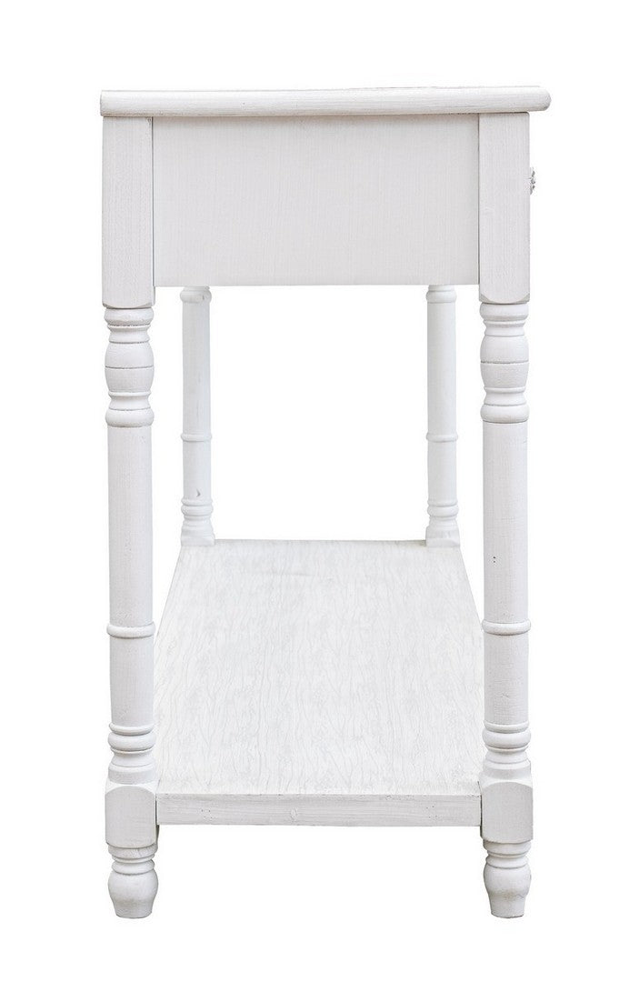 Konsolentisch mit 4 schubladen Blanc Weiß (2)