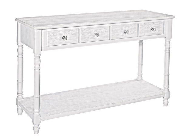 Konsolentisch mit 4 schubladen Blanc Weiß