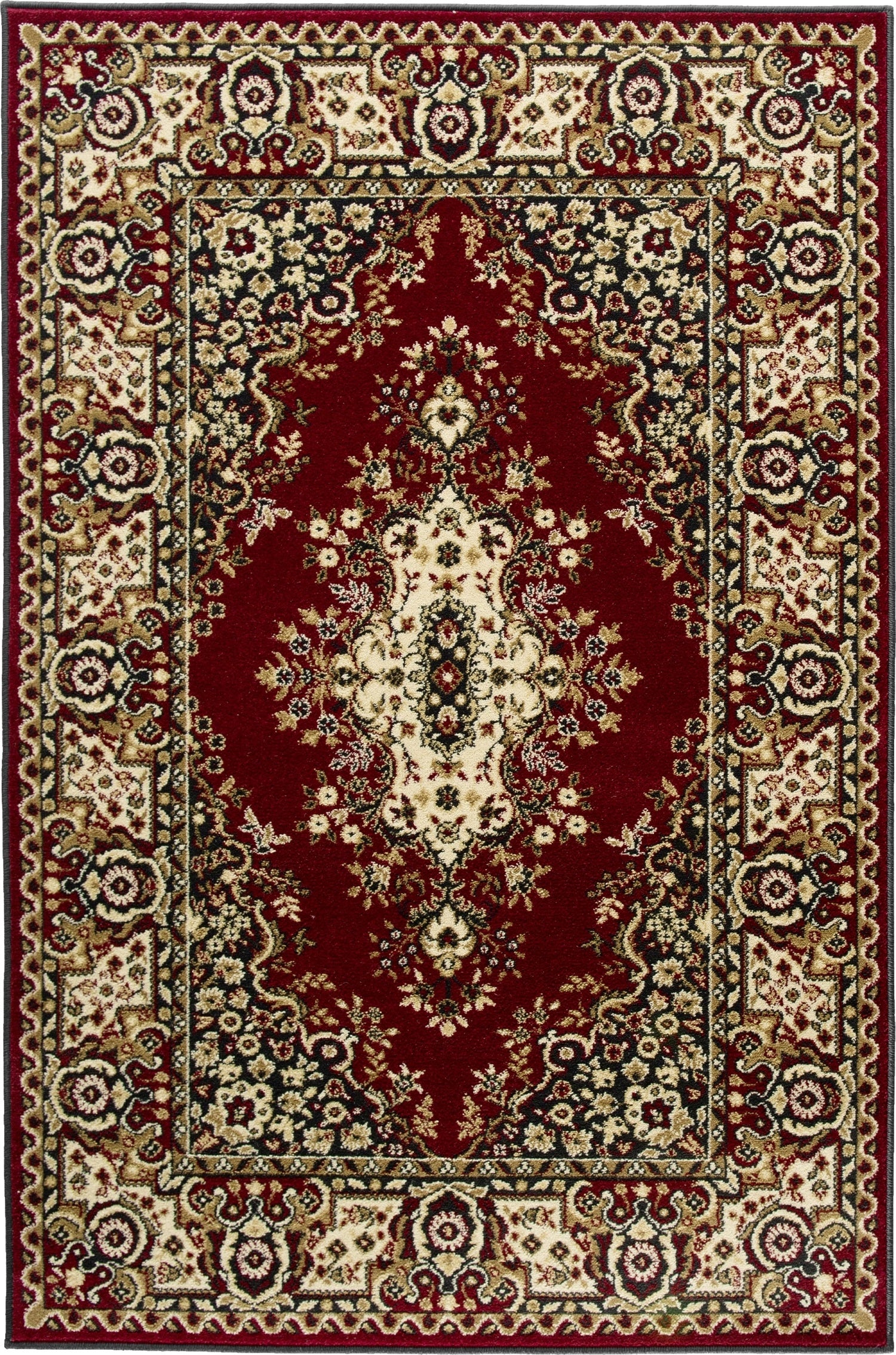 Teppich Wilton Fatima Burgund & AGNLPL-STANDARD-FATIMA-DARK-RED & AGNLPL-STANDARD-FATIMA-DARK-RED