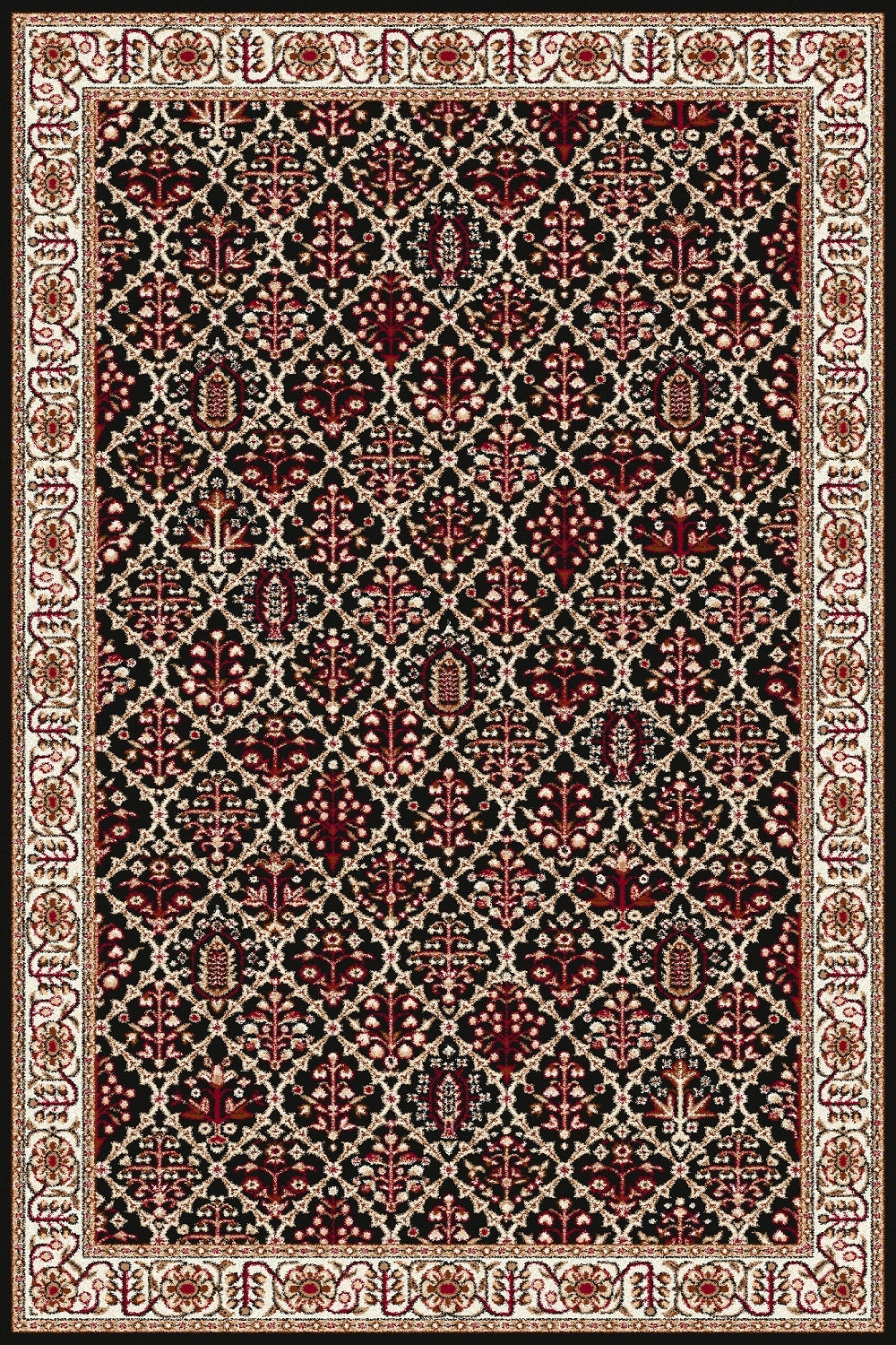 Teppich Wilton Tamir Schwarz & AGNLPL-STANDARD-TAMIR-BLACK & AGNLPL-STANDARD-TAMIR-BLACK