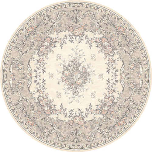 Teppich Wilton Dafne Alabaster Round Elfenbein