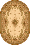 Teppich Wilton Dafne Sahara Oval Beige