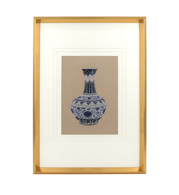 Wanddekoration Diana Vessel Blau