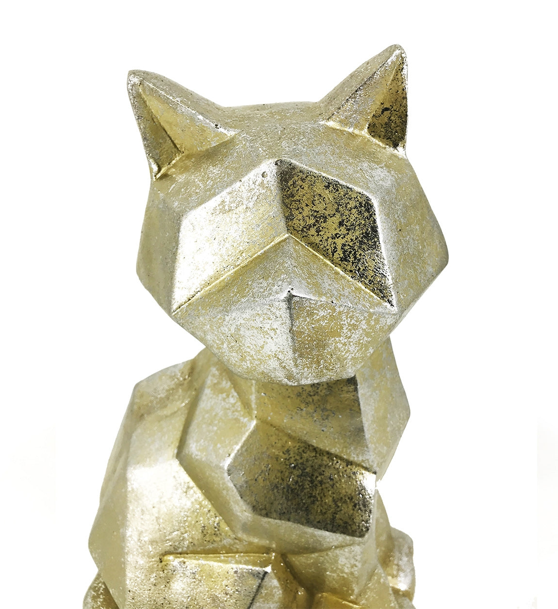 Deko-Objekt Geometric Cat Silber (3)