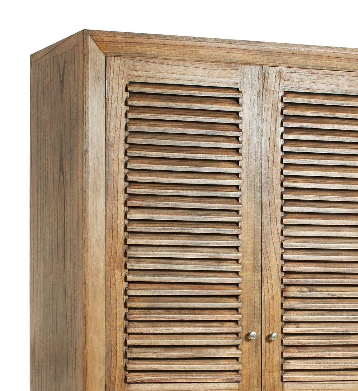 Kleiderschrank mit 1 schublad und 2 türen Merapi Natürlich (4)