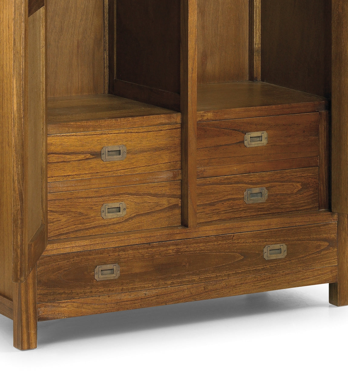 Kleiderschrank mit 1 schublad und 2 türen Star Nussbaum (5)