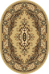 Teppich Wilton Fatima Oval Beige