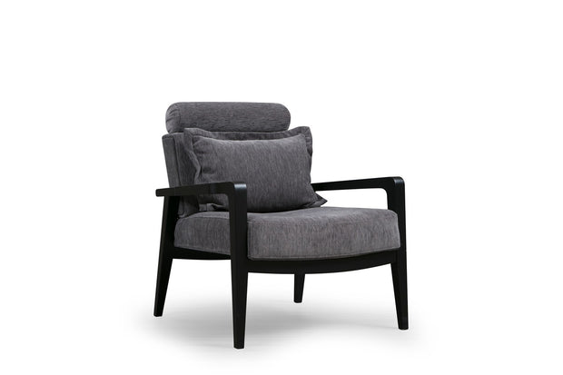 Sessel mit Stoff Apollo Grau (3)