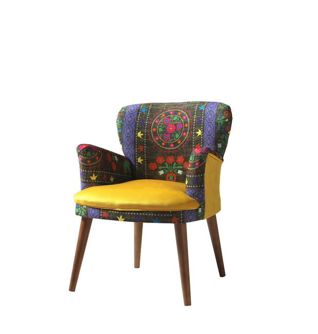 Sessel mit Stoff Etnik Mehrfarben (2)