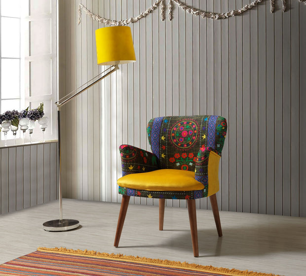 Sessel mit Stoff Etnik Mehrfarben