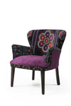 Sessel mit Stoff Etnik Havana Violett