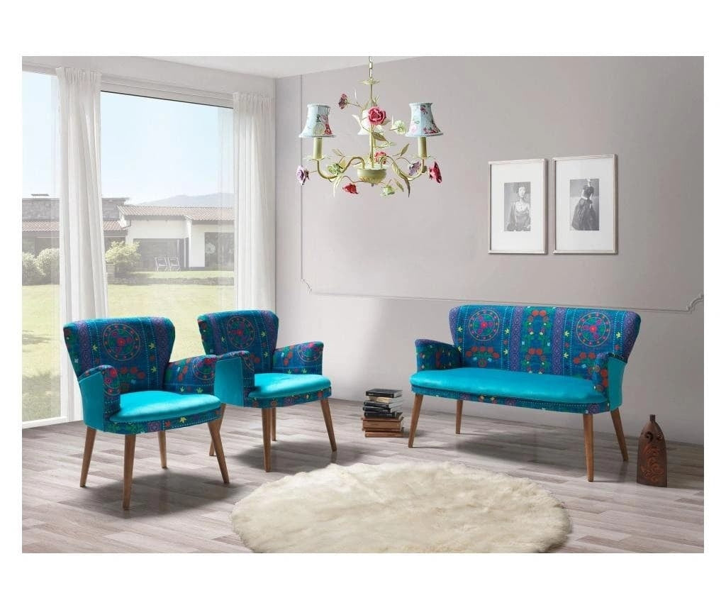 Sessel mit Stoff Etnik Mehrfarben (1)