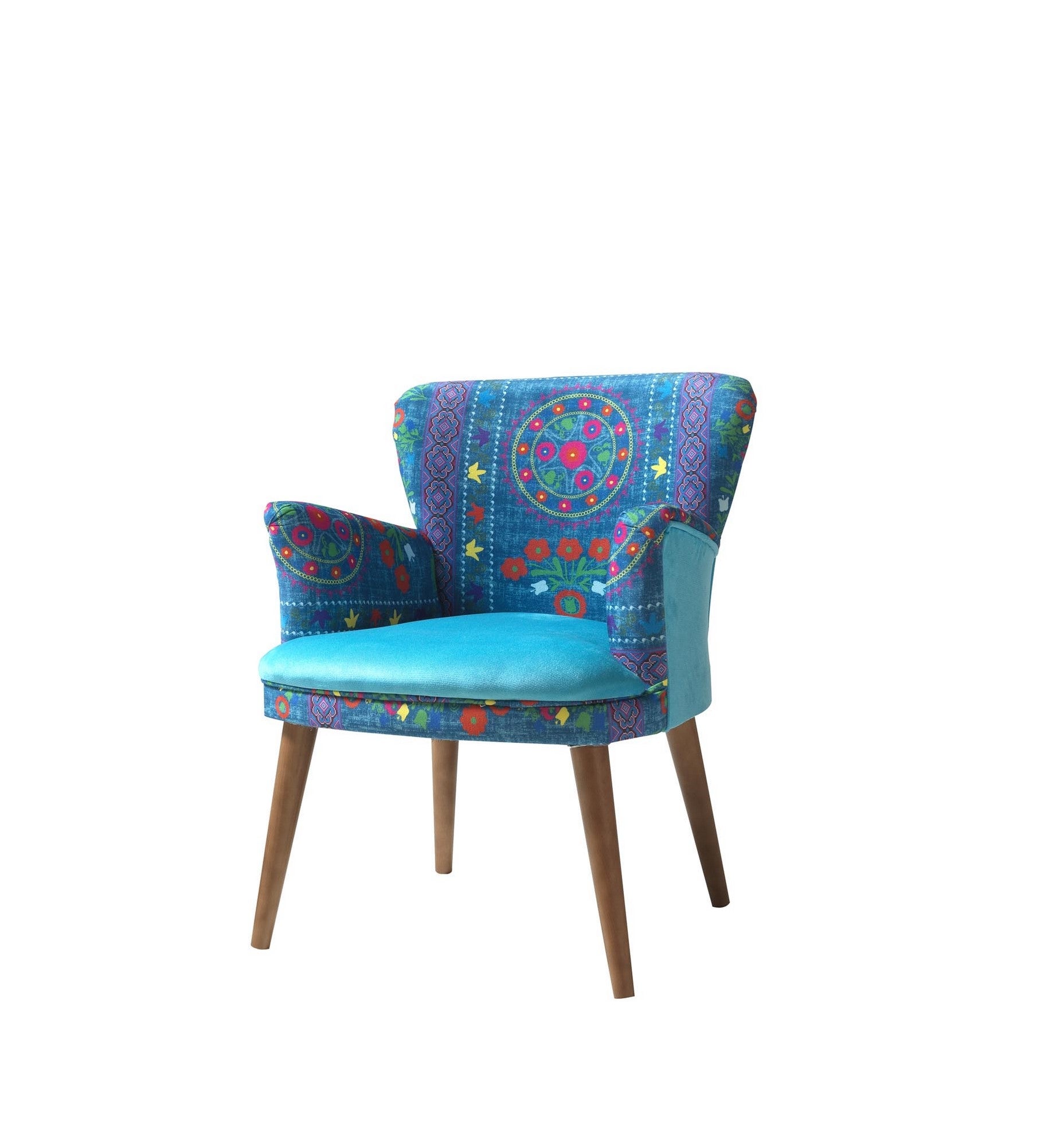 Sessel mit Stoff Etnik Mehrfarben (4)