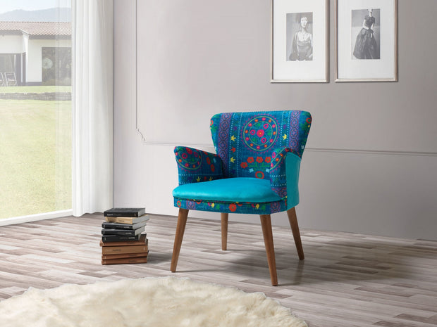 Sessel mit Stoff Etnik Mehrfarben