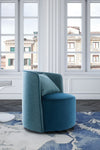 Sessel mit Stoff Isa Blau (2)